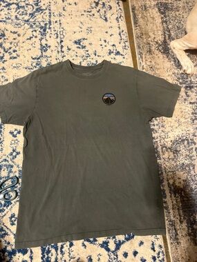 Patagonia Grey Short Sleeve Logo Tee